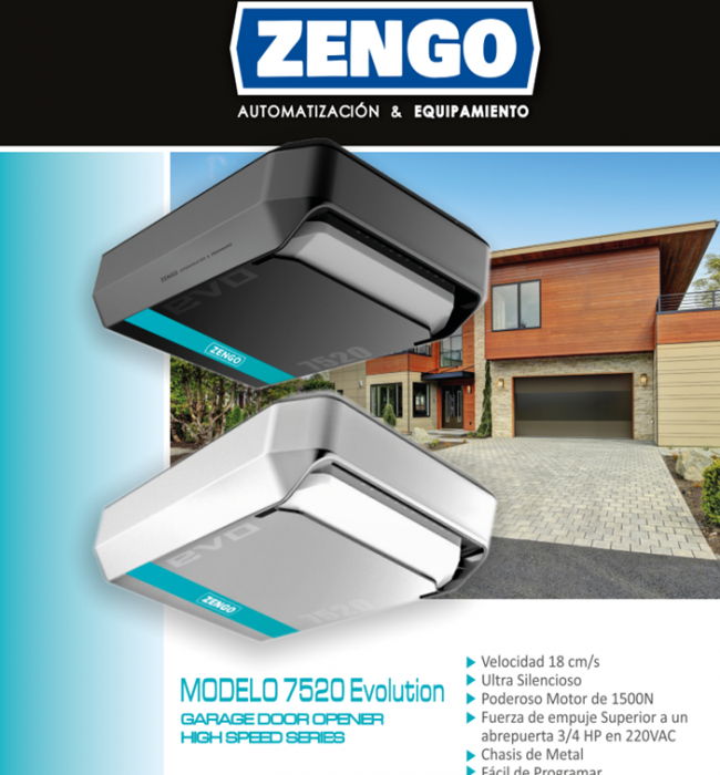 motor zengo para puerta de garaje seccinal